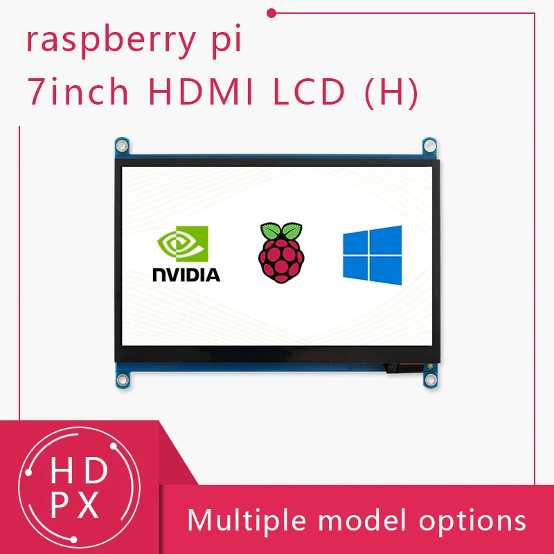 Waveshare 7 дюймовый Raspberry Pi HDMI ЖК дисплей Дисплей сенсорный Экран поддерживает 4/3/2 Jetson