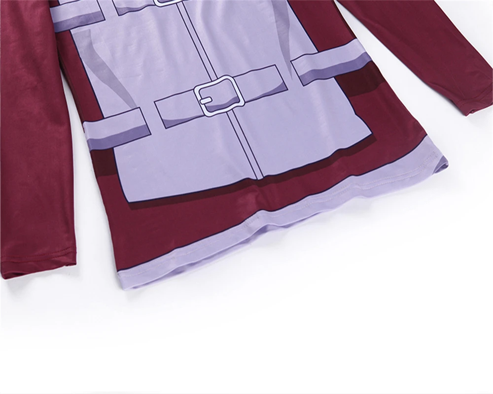 Новый аниме косплей костюм Фитнес Одежда Весна новая футболка Гаара Мужская