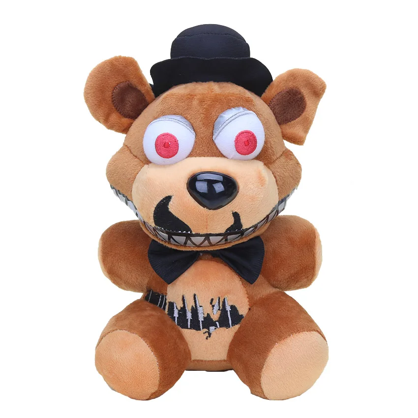 

10" Five Nights Freddy Stuffed Plush Toys FNAF Freddy Fazbear Bear Foxy Rabbit Bonnie Chica Peluche Juguetes