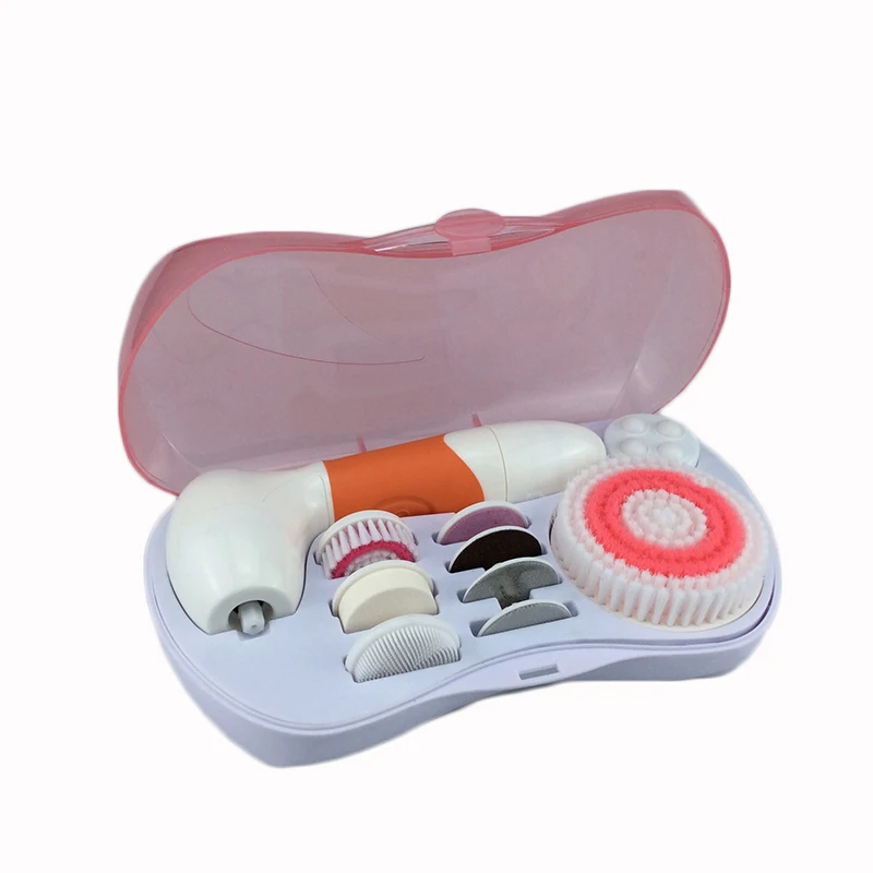 9 в 1 многофункциональная Очищающая щетка для лица спа ванны уход за кожей и тела