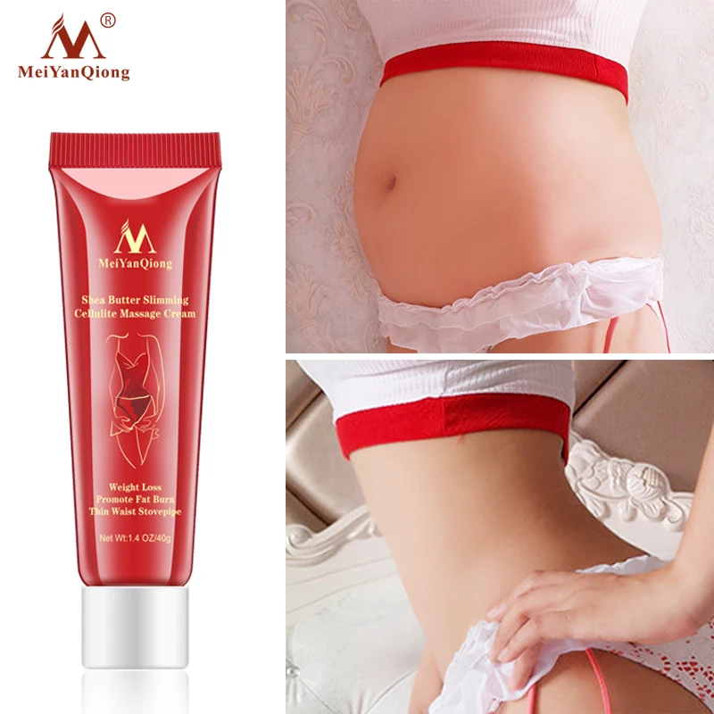 

40g Fashion Shea Butter Slimming Cellulite Massage Cream Weight Loss Promote Fat Burn Thin Waist Stovepipe Promote Fat Burning