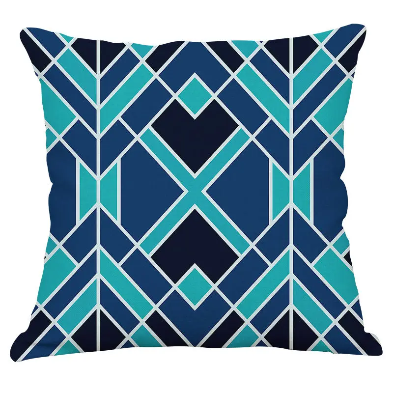 

Классическая европейская льняная крашенная в диван дома диванные подушки декорации Подушка сиденья дивана Наволочка Набор поясничная Под...