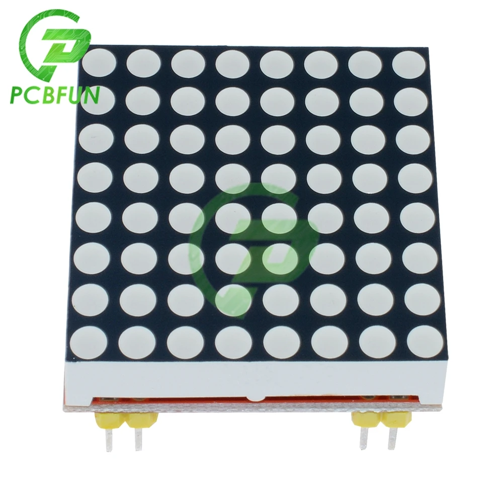 Красный MAX7219 точечно-матричный модуль привода 8x8 матричный общий анод 5V 3 V для 51 VCC