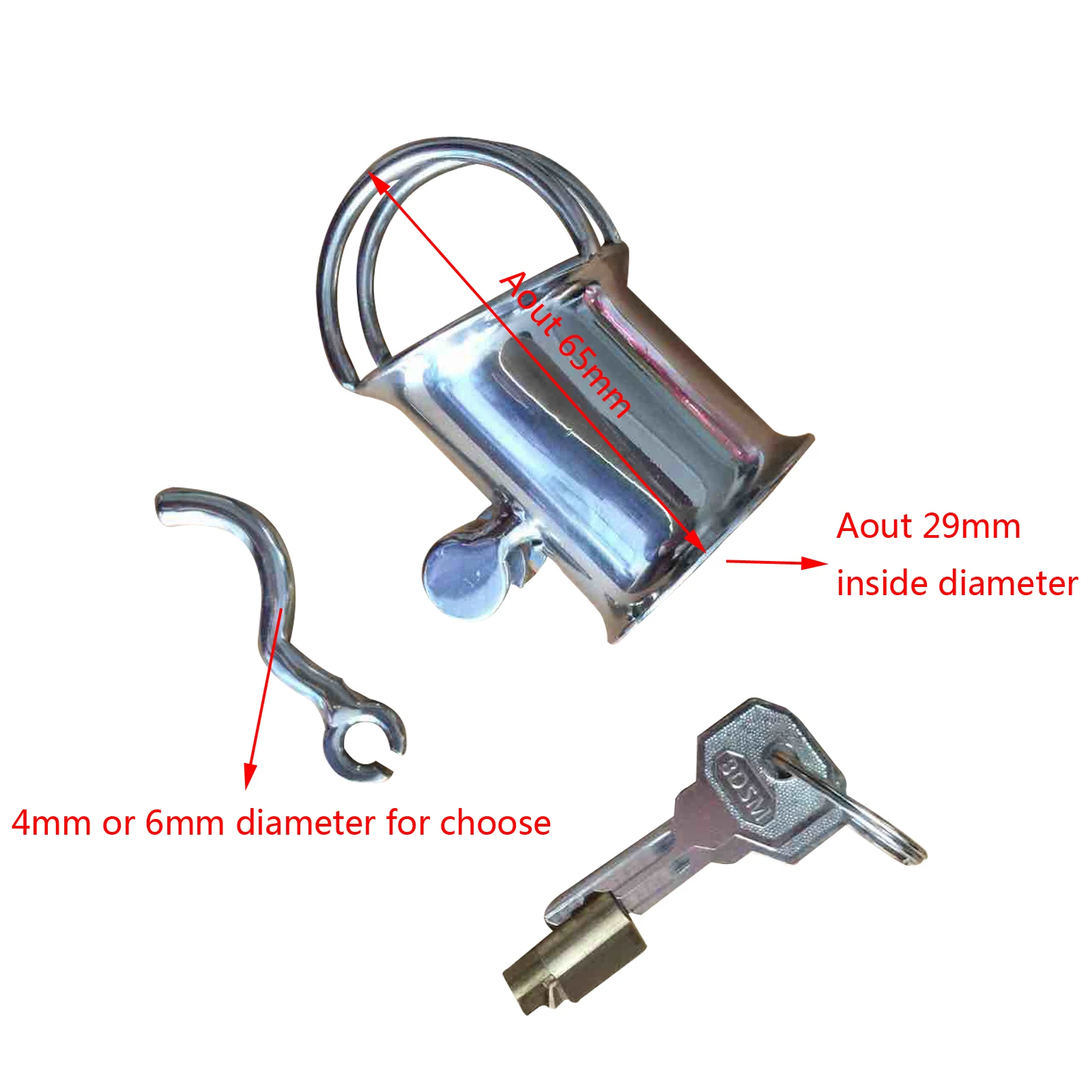 Happygo устройство для прокола ПА из нержавеющей стали клетка пениса замок кольцо