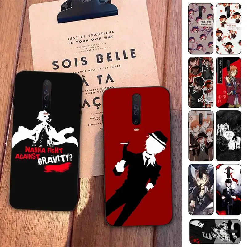 

Anime Bungou Stray Dogs Nakahara Chuuya Phone Case for Redmi 5 6 7 8 9 A 5plus K20 4X S2 GO 6 K30 pro