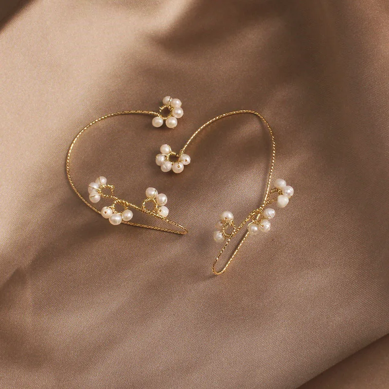 Блестящие боковые новые аксессуары женские серьги подвески в простом