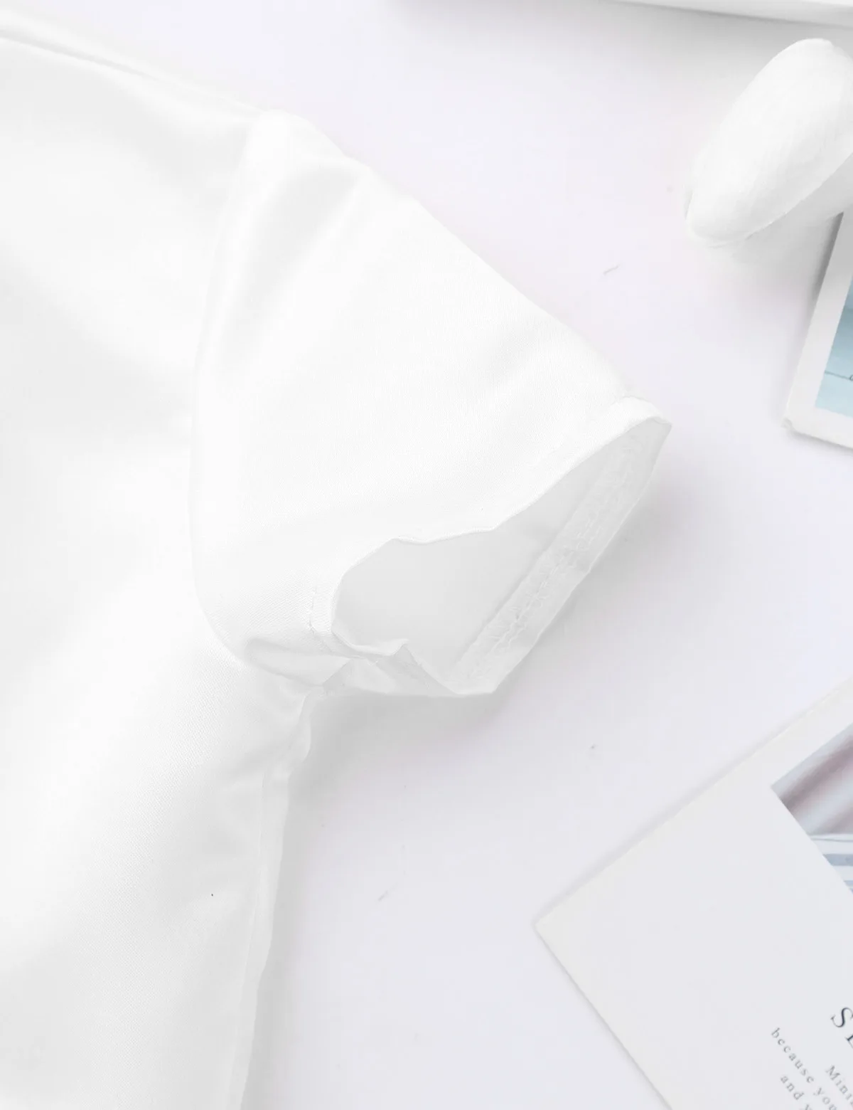 Короткое атласное Болеро для девочек с коротким рукавом круглым вырезом