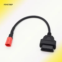 economy obd motorcycle cable for honda 4pin 6pin plug to obd2 16 pin female adapter