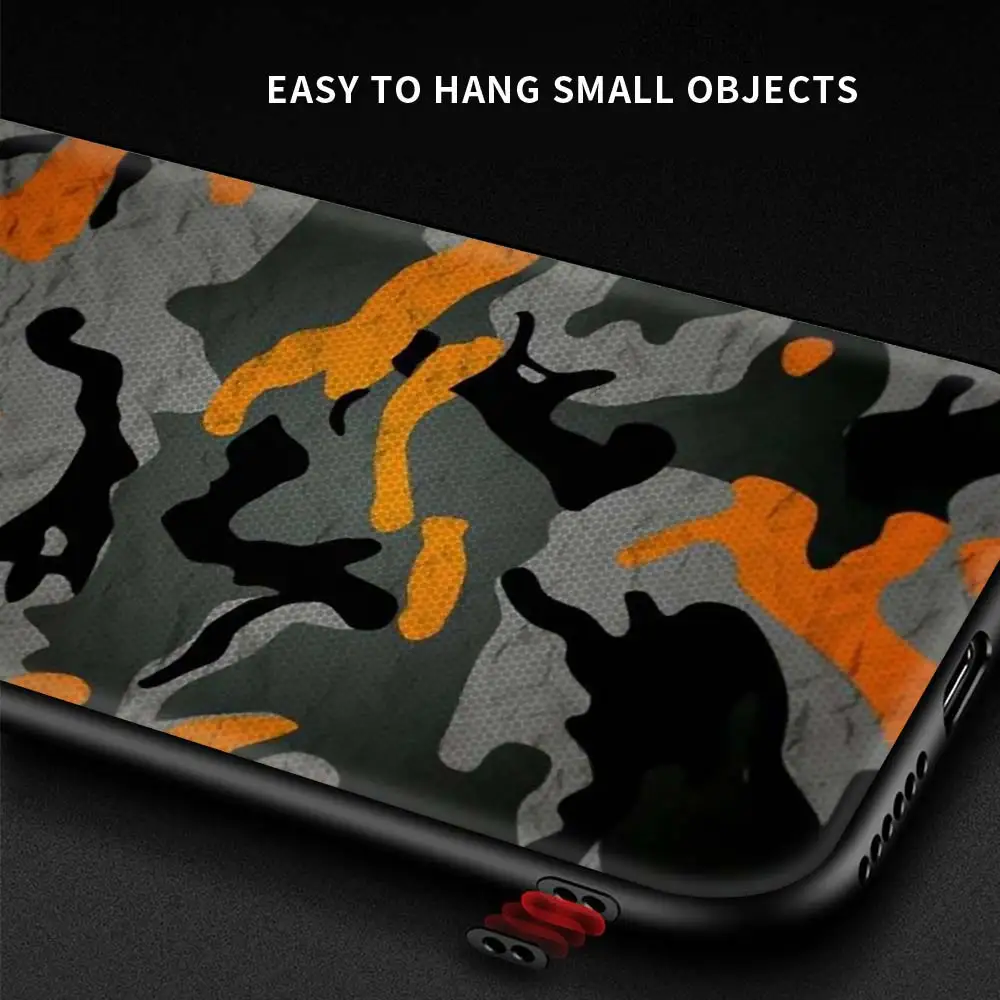 

Phone Case for Xiaomi Redmi Note 9S 8 Pro 8T 9 7 9C 9A 6A 8A 7A 10 K40 Pro Silicon Back Cover Camouflage Pattern Camo Military