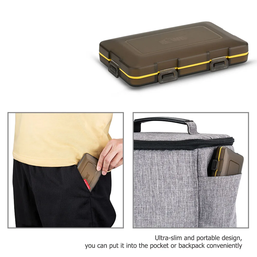 Силиконовый водонепроницаемый чехол для хранения батарей органайзер 8 AA/14500