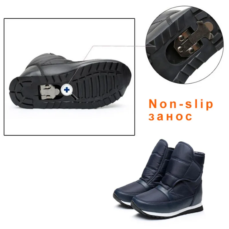 CoolCept/Размеры 35 42 Женские зимние ботинки Теплая зимняя обувь на толстом меху Новые