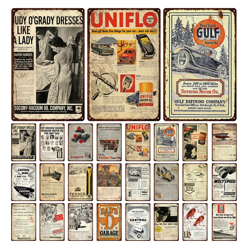 Ретро автобусная машина металлические жестяные знаки винтажный постер залива