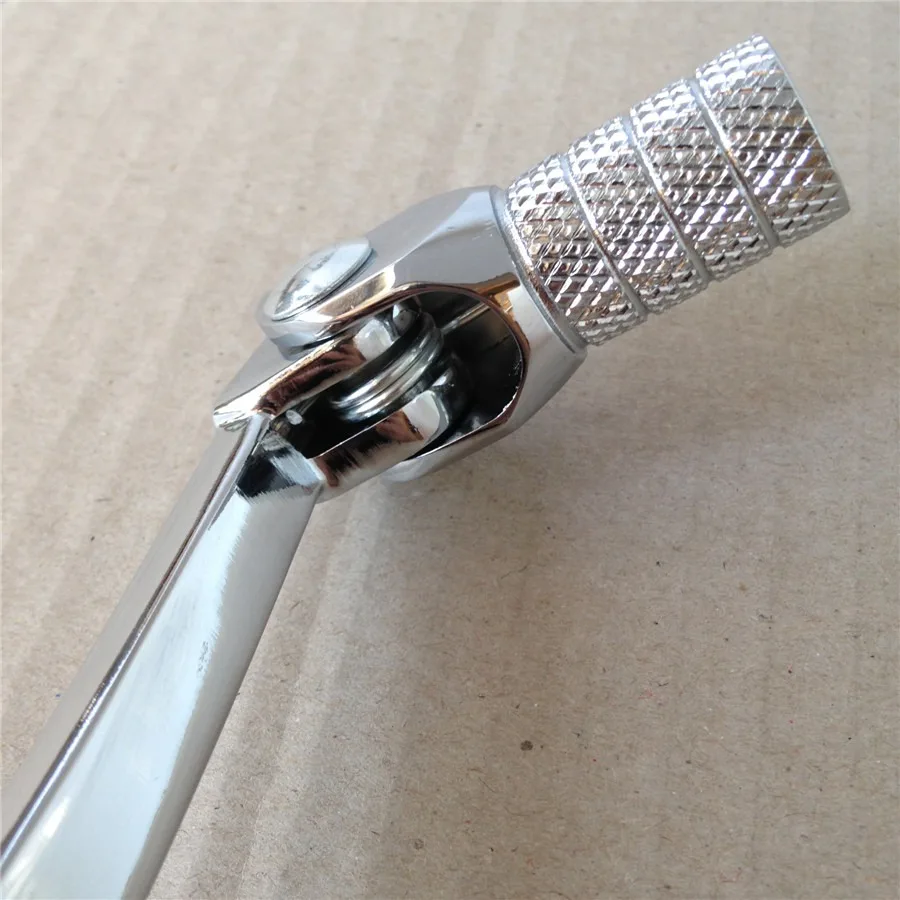 Aftermarket free shipping motorcycle parts Motorcycle Chrome Foldable Rear Brake Pedal Foot Lever For 2006-2014 Suzuki GSXR 600 |