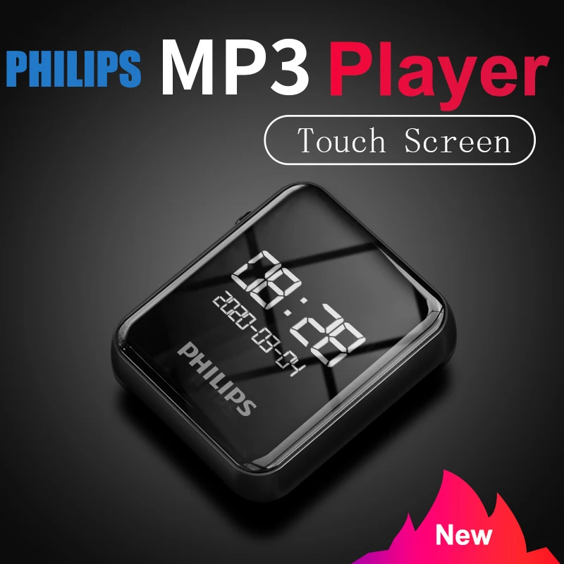 Philips 100% оригинальный Bluetooth 4 2 V OTG сенсорный экран FM MP3 плеер Музыкальный |