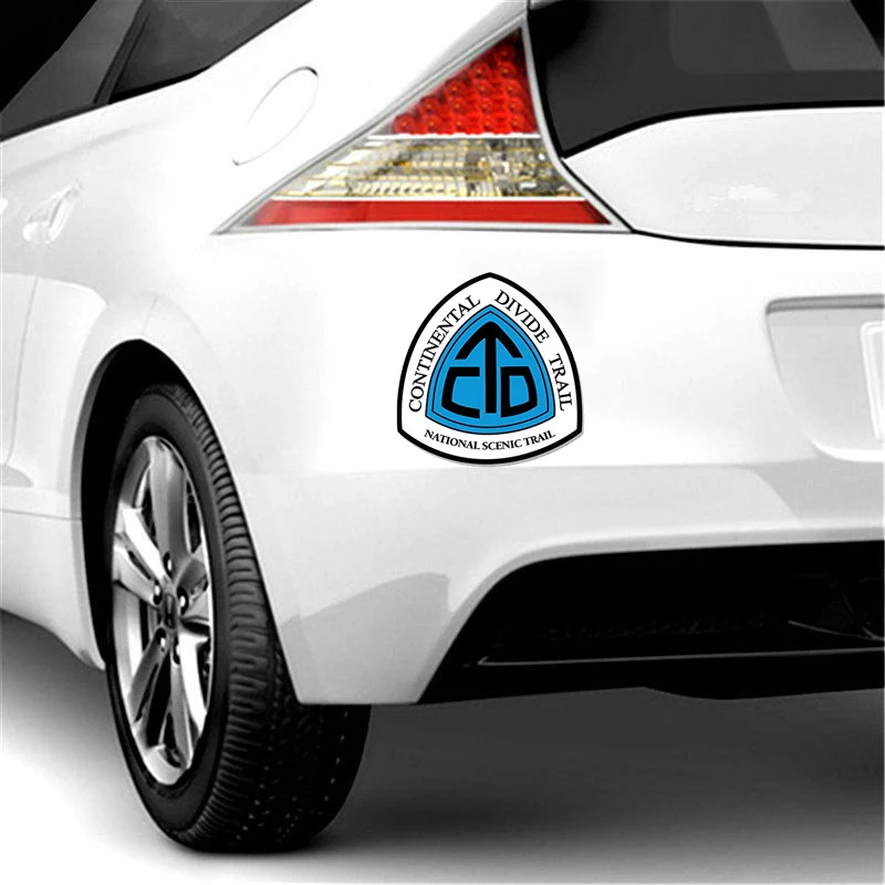 

American Vinyl Continental Divide Trail National Scenic Sign Shaped Sticker (Motorcycle Decal)