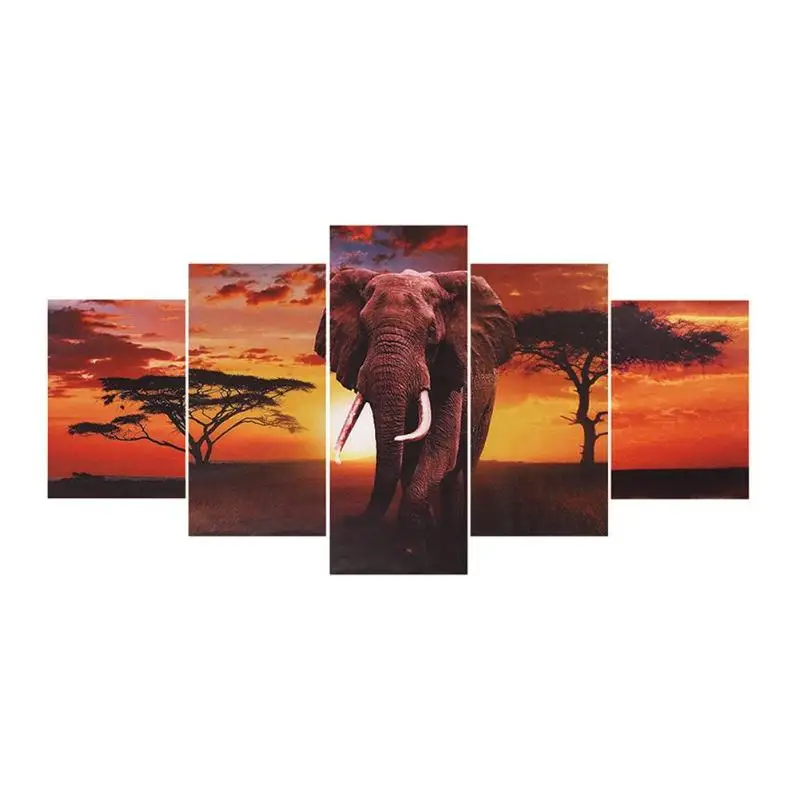 Набор для алмазной вышивки Слон 5 шт. | Дом и сад