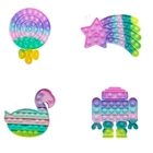 Игрушки-фиджеты в виде картошки фри, гамбургера, сжимаемые антистрессовые игрушки, игрушки-антистресс, мультяшная еда, кавайные игрушки-фиджеты для детей и взрослых