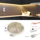 Светодиодная лента 2020 для кухни, умный светильник для спальни, ванной, шкафа, украшения дома, 5 В, USB