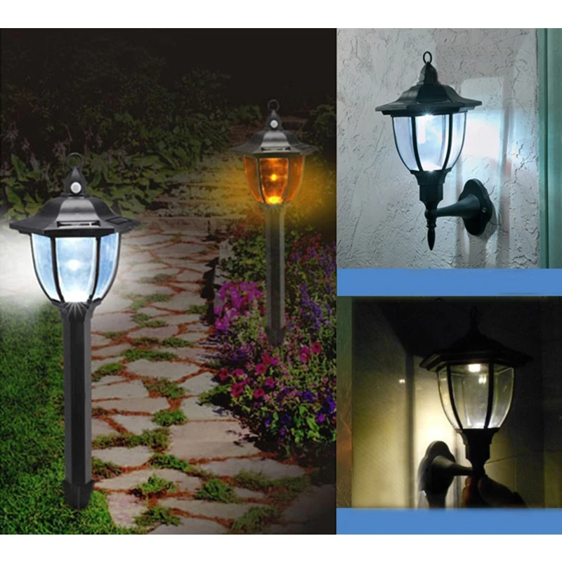 Новинка 2020 уличный светодиодный настенный светильник на солнечной батарее 100%