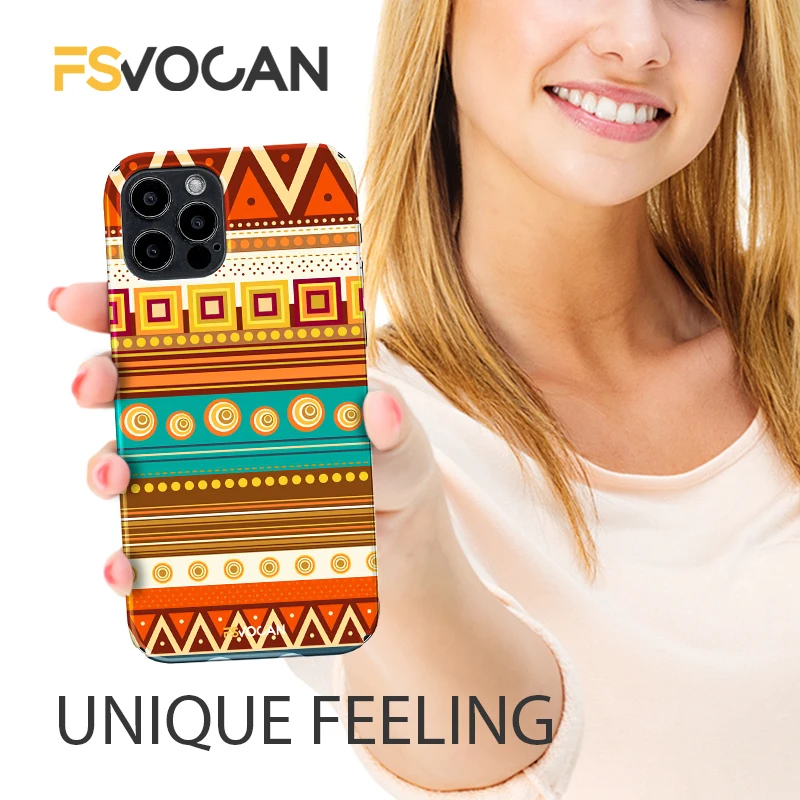 Клетчатый чехол FSVOCAN для iPhone задняя крышка бесшовный тканевый текстурный 11 12 Pro Max