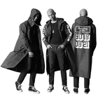 Женское и мужское дождевое пальто для взрослых, водонепроницаемая женская черная дождевая куртка с капюшоном для походов и путешествий на открытом воздухе