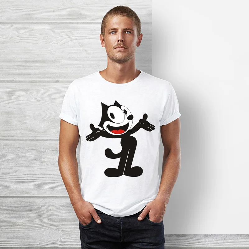 Новый Забавный Кот Феликс идеальный подарок на день рождения Унисекс Мужская