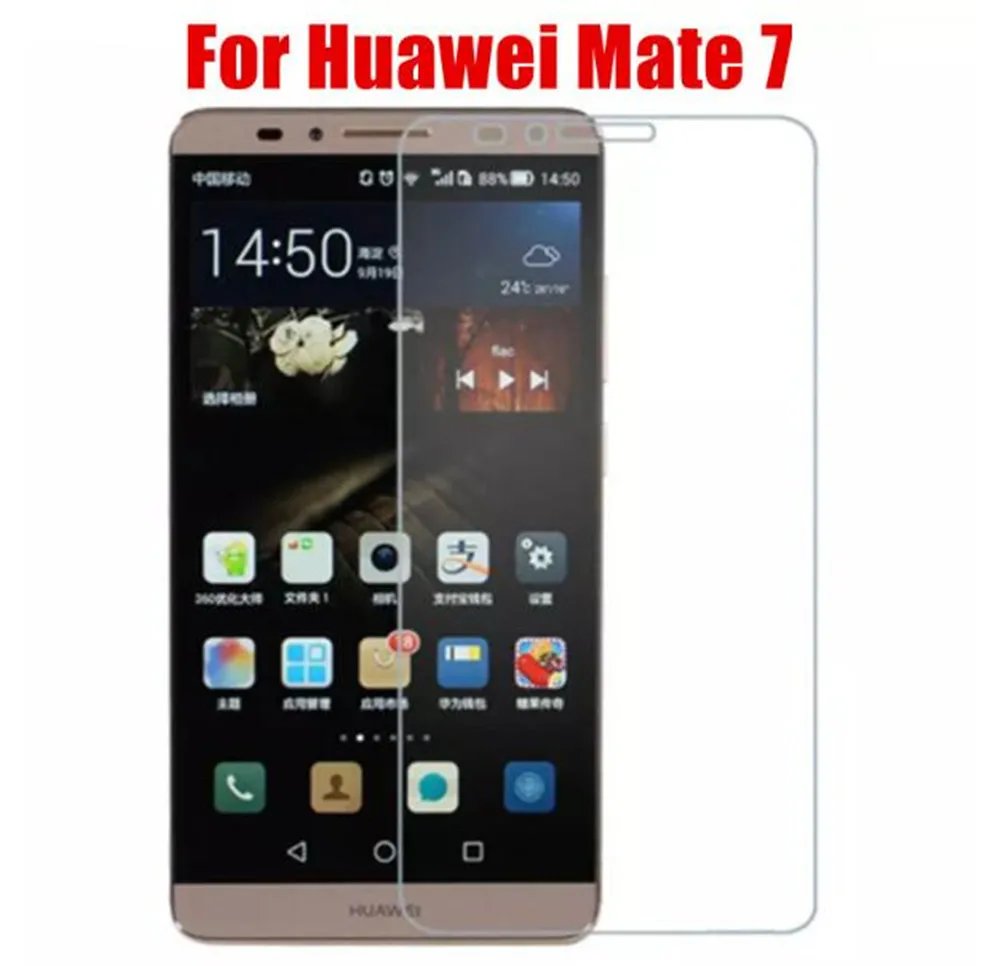 

Закаленное защитное стекло 9H для Huawei Ascend Mate7