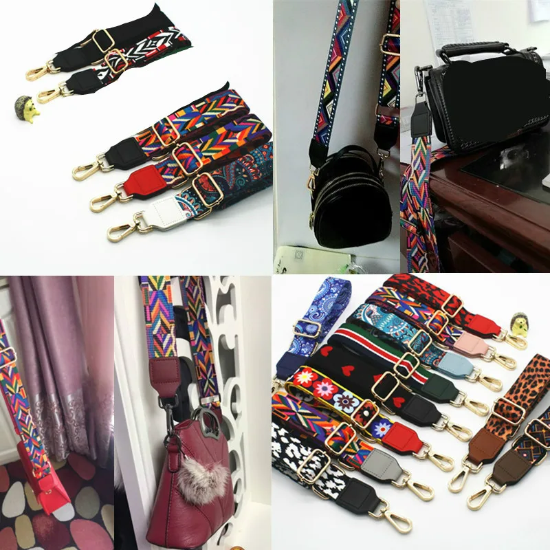 Роскошная Диагональная Сумка широкий плечевой ремень цветной яркий контрастный