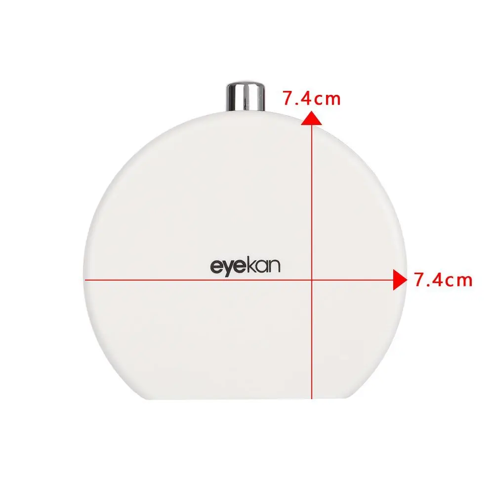 

Travel Perfume Bottles Shape Solid Color Plastic Container Holder Storage Soaking Box Mirror Cover Contact Lens Case