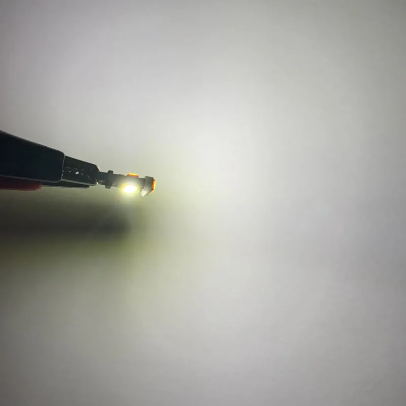 100 шт. AC 12 В T5 9 SMD 3014 W3W Led 74 73 НЕполярный приборный кластер Светодиодная панель