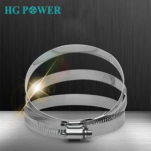 2 шт. 456 дюймов Нержавеющаясталь 201 диск хомут Регулируемый топливный шланг червячный Шестерни зажим трубка прочный высокими антиокислительными свойствами