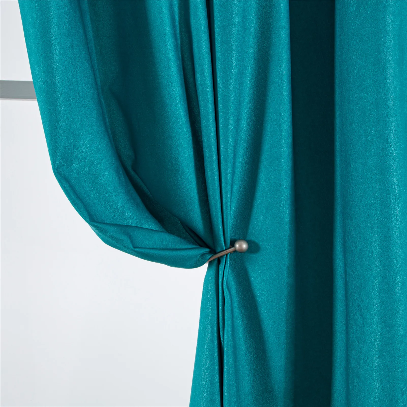 

Modern Blue Velvet Curtains for Living Room Bedroom European Grey Window Curtains Drapes for Kitchen Solid Color Curtain Custom
