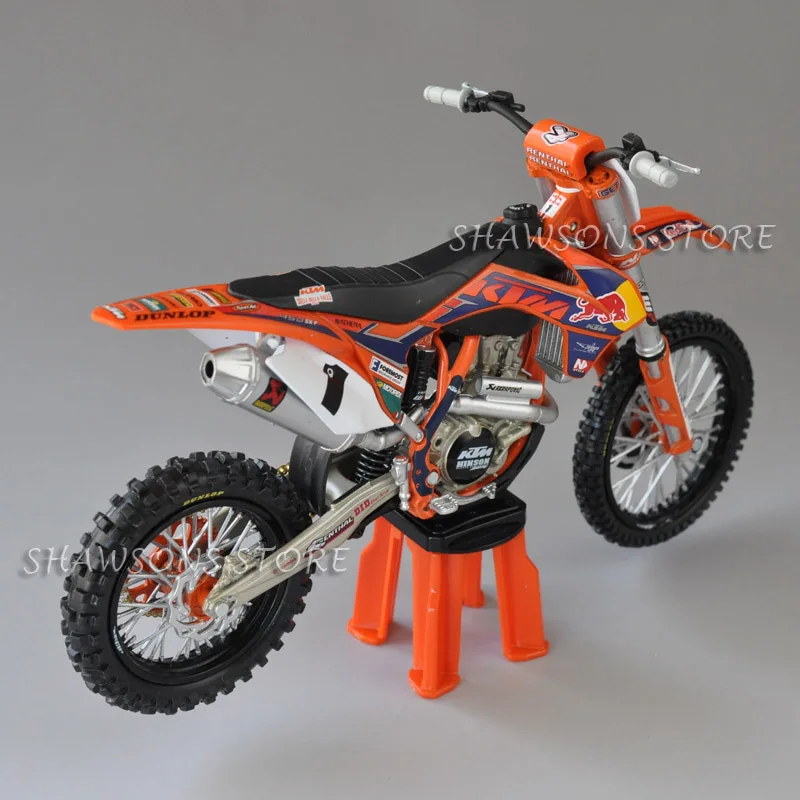 Литье под давлением модель игрушки automax 1:12 KTM 450 SX-F Байк миниатюрная копия мотоцикла