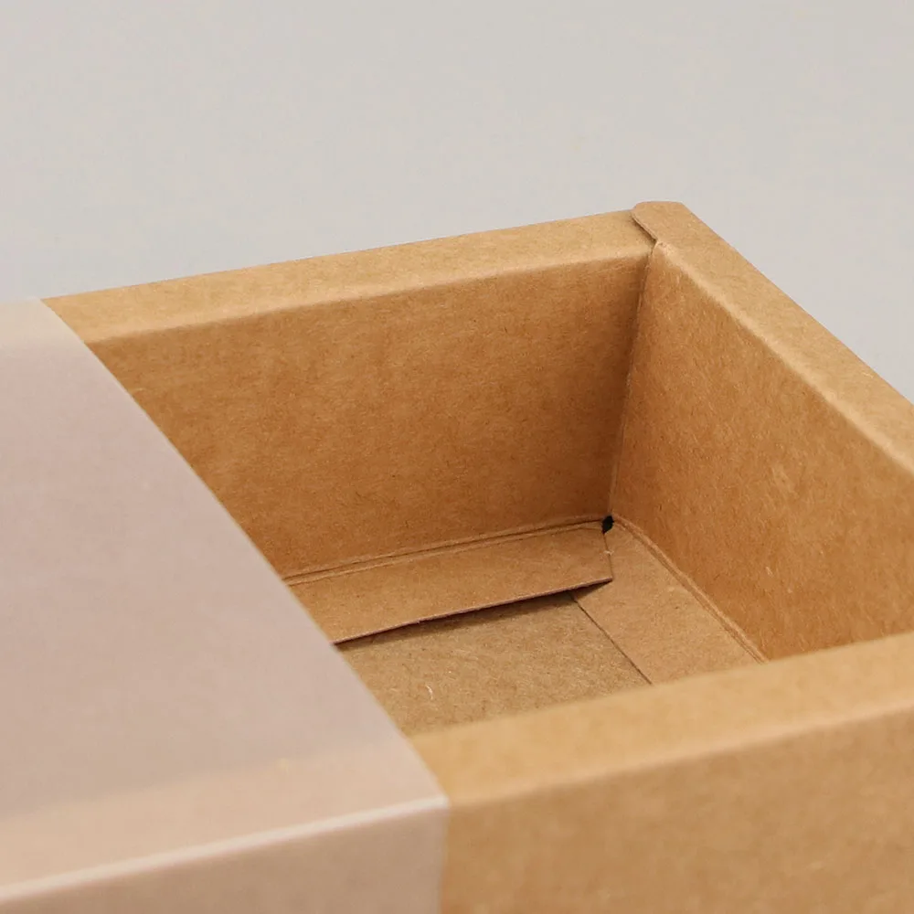 

5pcs/ 10pcs/ kraft paper gift box PVC transparent window black box packaging box candy wedding exquisite black card display box