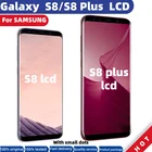 Оригинальный ЖК-дисплей для Samsung S8, ЖК-дисплей S8 plus, сенсорный экран, дигитайзер для Samsung Galaxy S8 G950F S8 + G955 G955F, ЖК-дисплей с пятнами