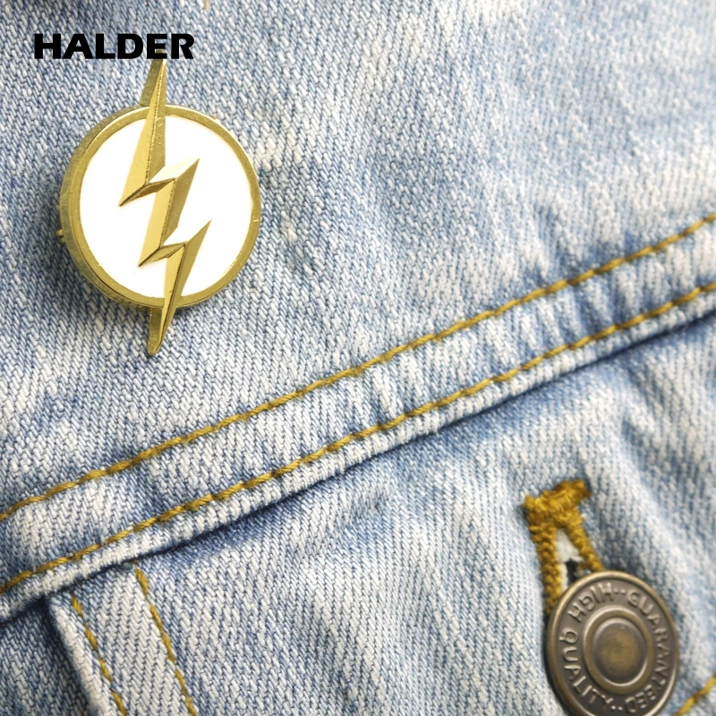 BR0057 HALDER The Flash капитан Марвел модные ювелирные изделия Броши Булавки на лацкан сумка значок для рюкзака аксессуар подарок украшение одежды
