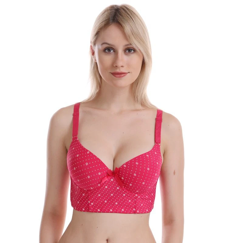 Beauwear сексуальные бюстгальтеры пуш ап в горошек длинная линия с подкладкой на