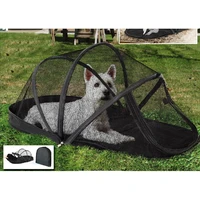 portable dog net tents foldable house cage for small dogs crate cat net tent cats outside kennel pet puppy without mosquito