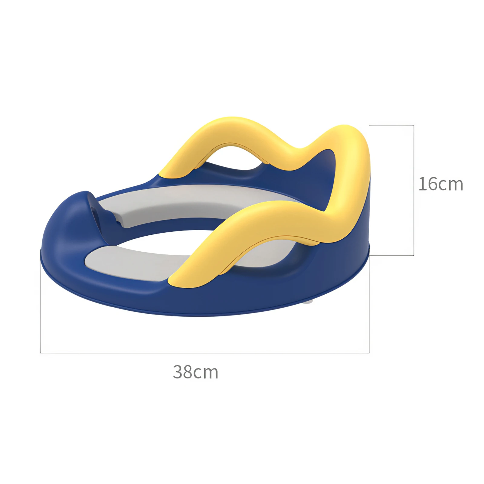 

Anti-Slipping Comfortable Crown Shape Stream Line Handle Practical Plastic Children Toilet Trainer Potty Tool Accessory Boy Girl