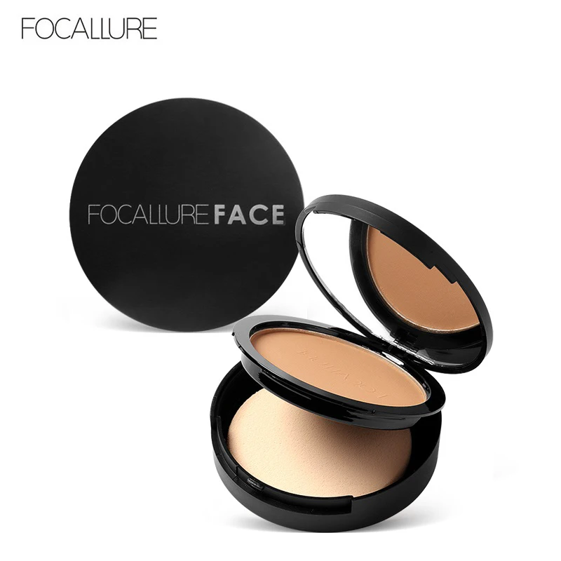 

FOCALLURE 3 Colors Make Up Face Powder Bronzer Highlighter Shimmer Brighten Palette Contour Makeup Cosmetics Face Pressed Powder