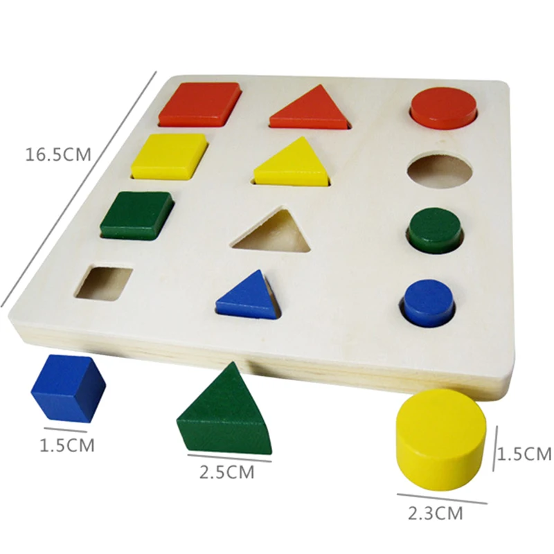 

Shape Matching 8 in 1 Set of Educational Blocks Children's Toys Family Teaching Aids Shape Combination 8 Pieces of Sensory Teach