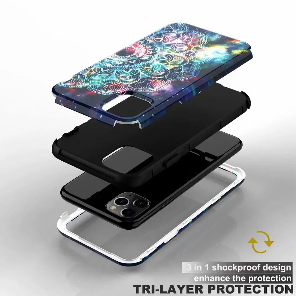 Чехол для телефона с узором для iPhone 11 Pro X Xr Xs Max 8 7 Plus силиконовый чехол жесткий чехол для samsung Galaxy Note 10 10+ 9 8 S10 Plus