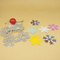 4 christmas snowflake metal cutting die scrapbook photo album greeting card diy decoration handmade artwork
