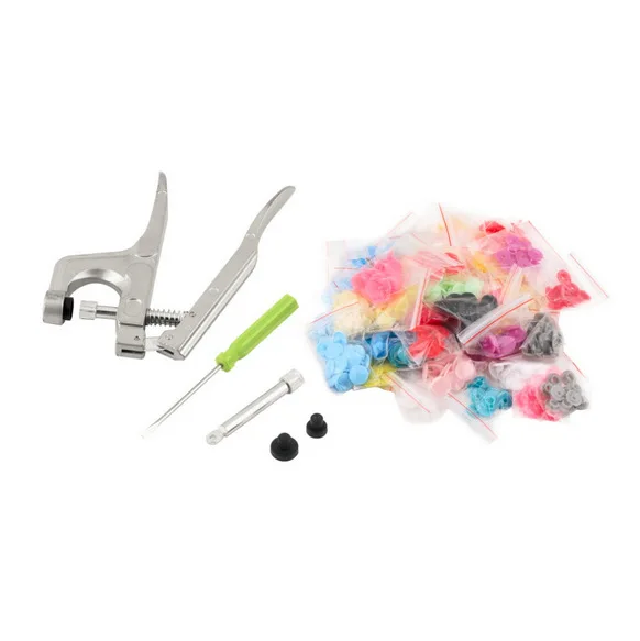 U-образные плоскогубцы для заклепок KAM кнопка + 150 шт. T5 пластиковых кнопок ткани