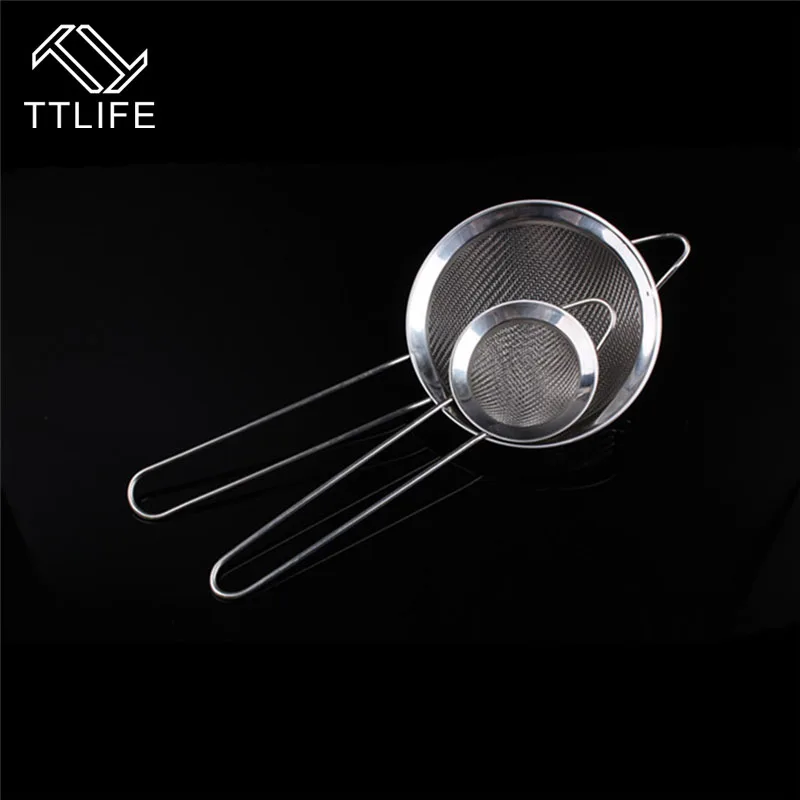 TTLIFE 1 шт. 5,5/10cmm пищевая проволока из нержавеющей стали фильтр для масла с тонкой сеткой сито для муки, решето дуршлаг кухонные инструменты