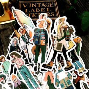 30 шт. милые Мультяшные девушки TN пуля дневник персонажа материал украшения стикер Diy Ablum этикетки наклейки для скрапбукинга Канцтовары