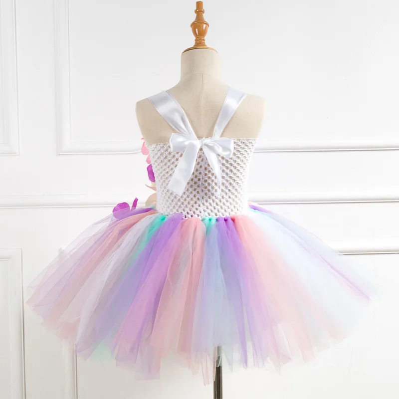 Лидер продаж 2020 года Vestidos Mujer Trolls Новинка Газовое платье принцессы с цветочным
