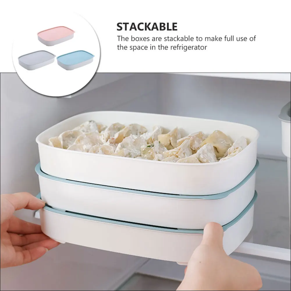 

3pcs Practical Fresh Box Waterproof Convenient Preservation Box (Mixed Color)