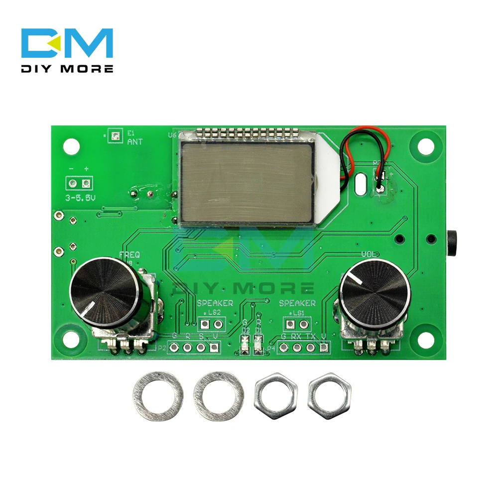 Цифровой стерео FM радиоприемник DSP PLL модуль 87 108 МГц с последовательным контролем