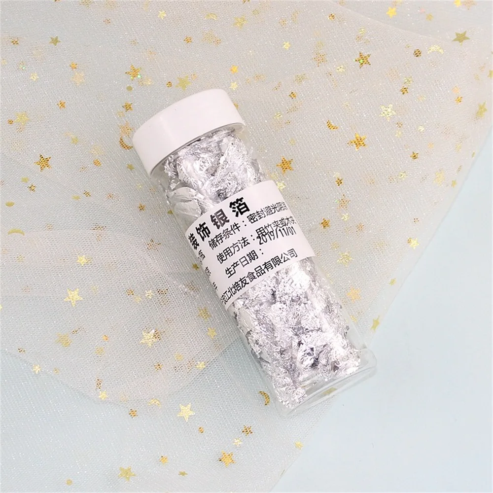 

Dropship 2g Edible Gold Foil Flakes Baking Pastry Baking Mousse Cake Decoration DIY Dishes Art Cake Decoration Tools Accessories